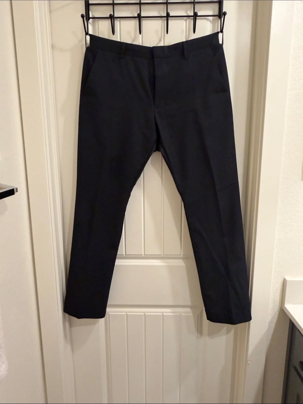 Van Heusen Men's Black Dress Pants